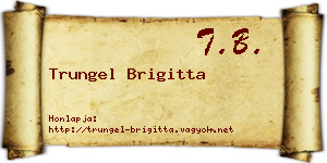 Trungel Brigitta névjegykártya